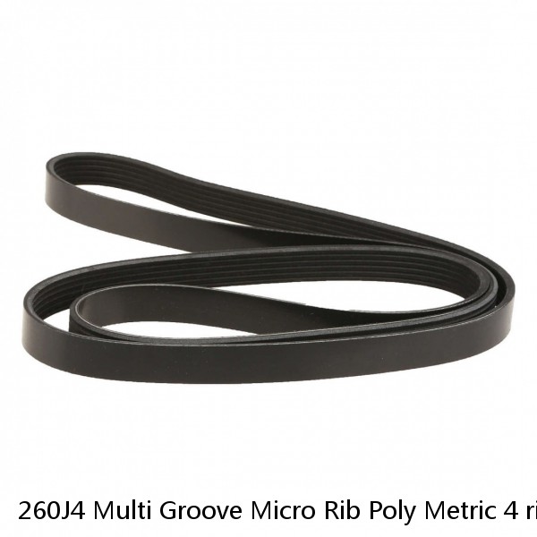 260J4 Multi Groove Micro Rib Poly Metric 4 ribbed V Belt 260-J-4 260 J 4 #1 small image